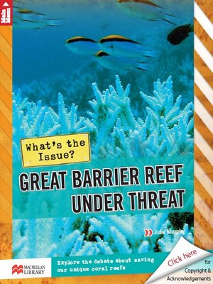 cover image of What's the Issue?: Great Barrier Reef Under Threat